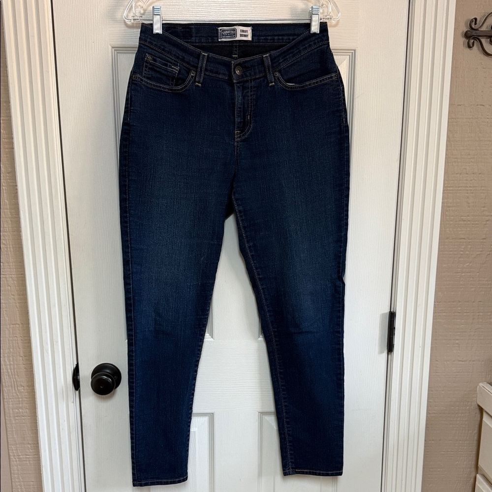 Signature by Levi Strauss Dark Blue Jeans